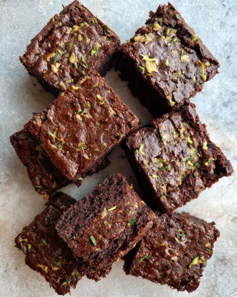 Flourless Zucchini Brownies