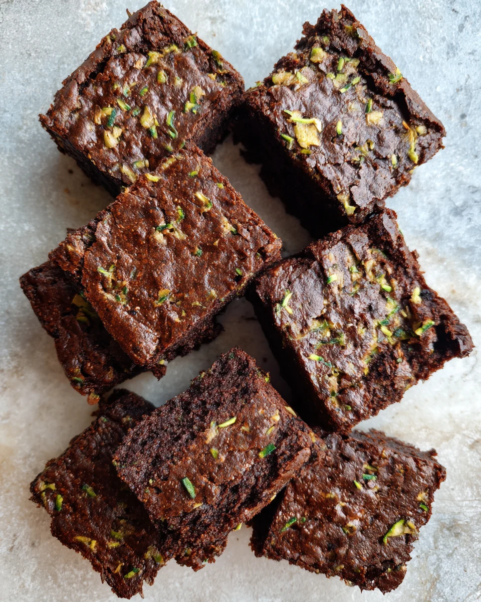 Flourless Zucchini Brownies