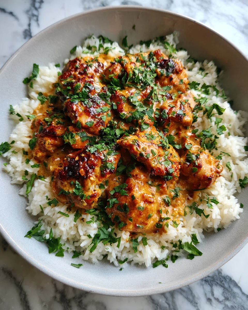 Garlic Butter Chicken and Rice