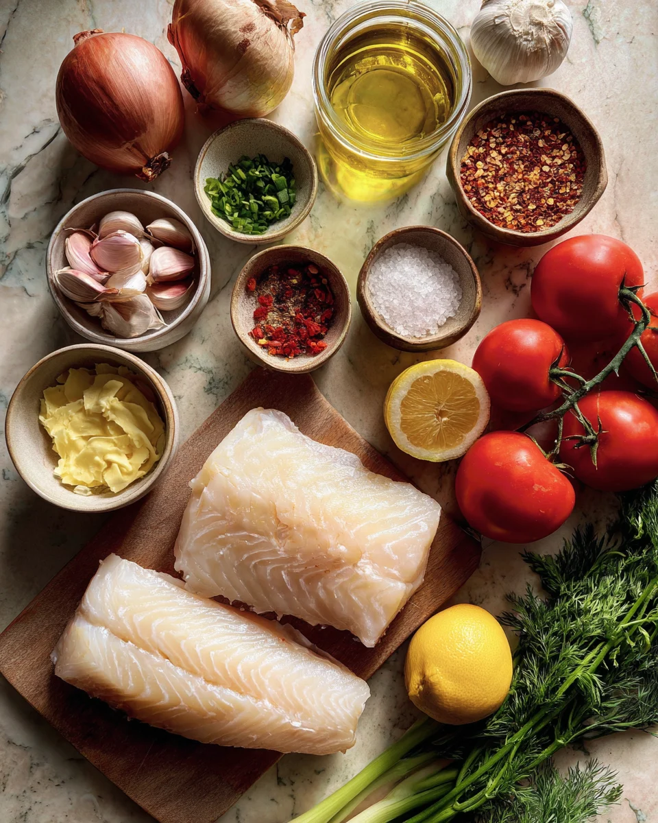 Garlic Butter Cod Fillets