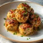 Garlic Herb Chicken Meatballs