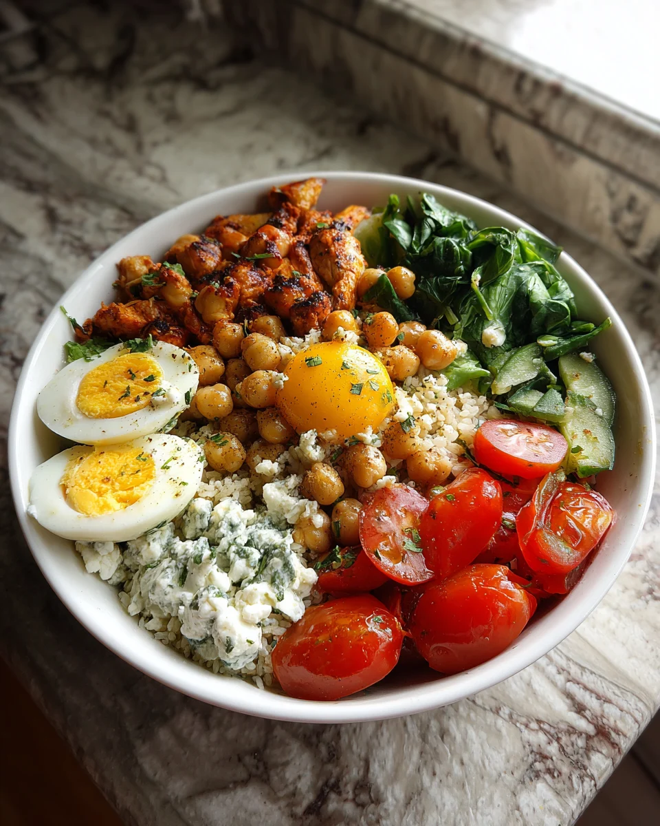 Greek Chickpea Bowl