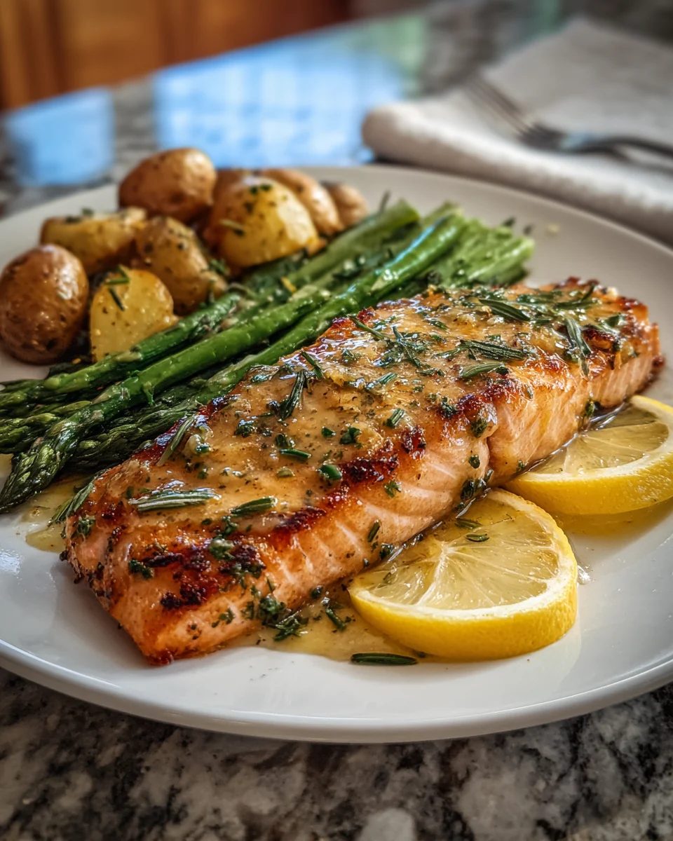 Honey Dijon Salmon Bake