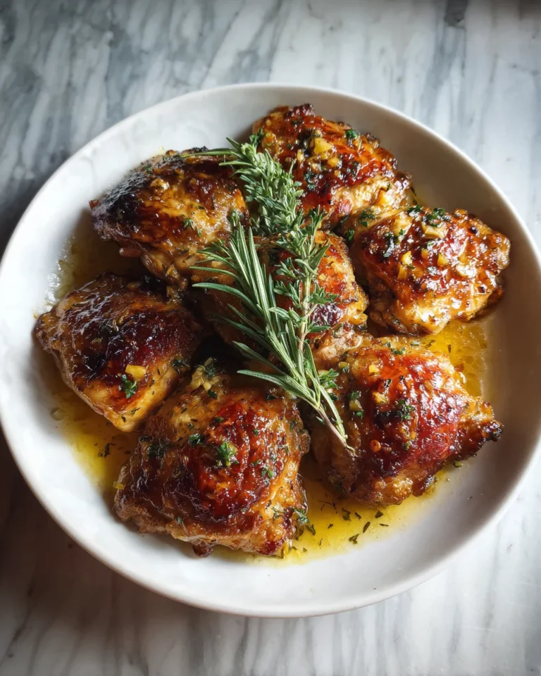 Honey Garlic Chicken Thighs