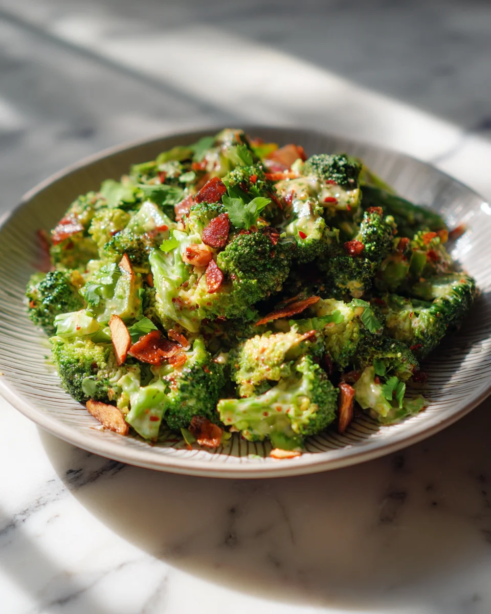 Honey Lime Broccoli Salad