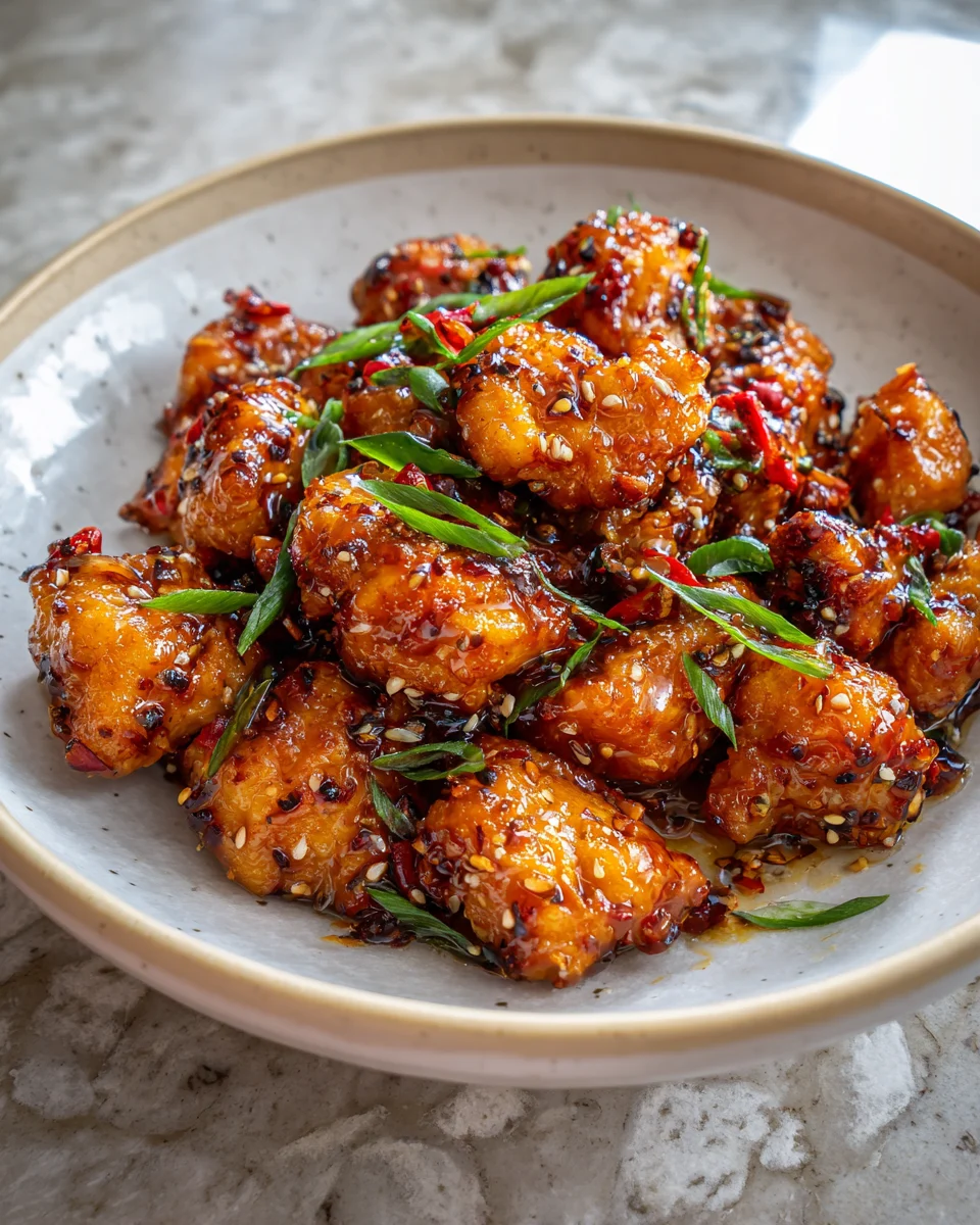 Hot Honey Garlic Chicken