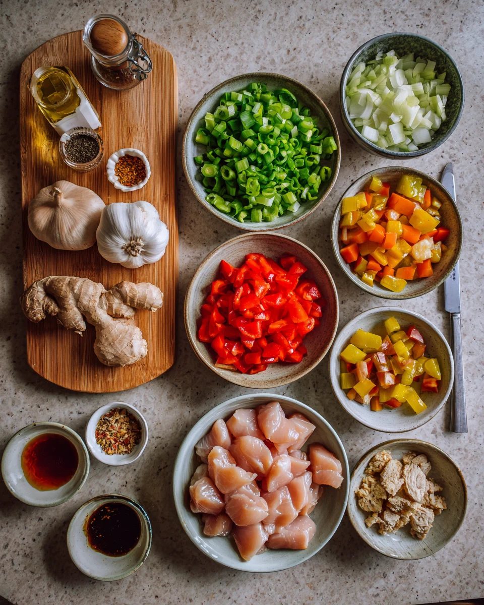 Hot Honey Garlic Chicken