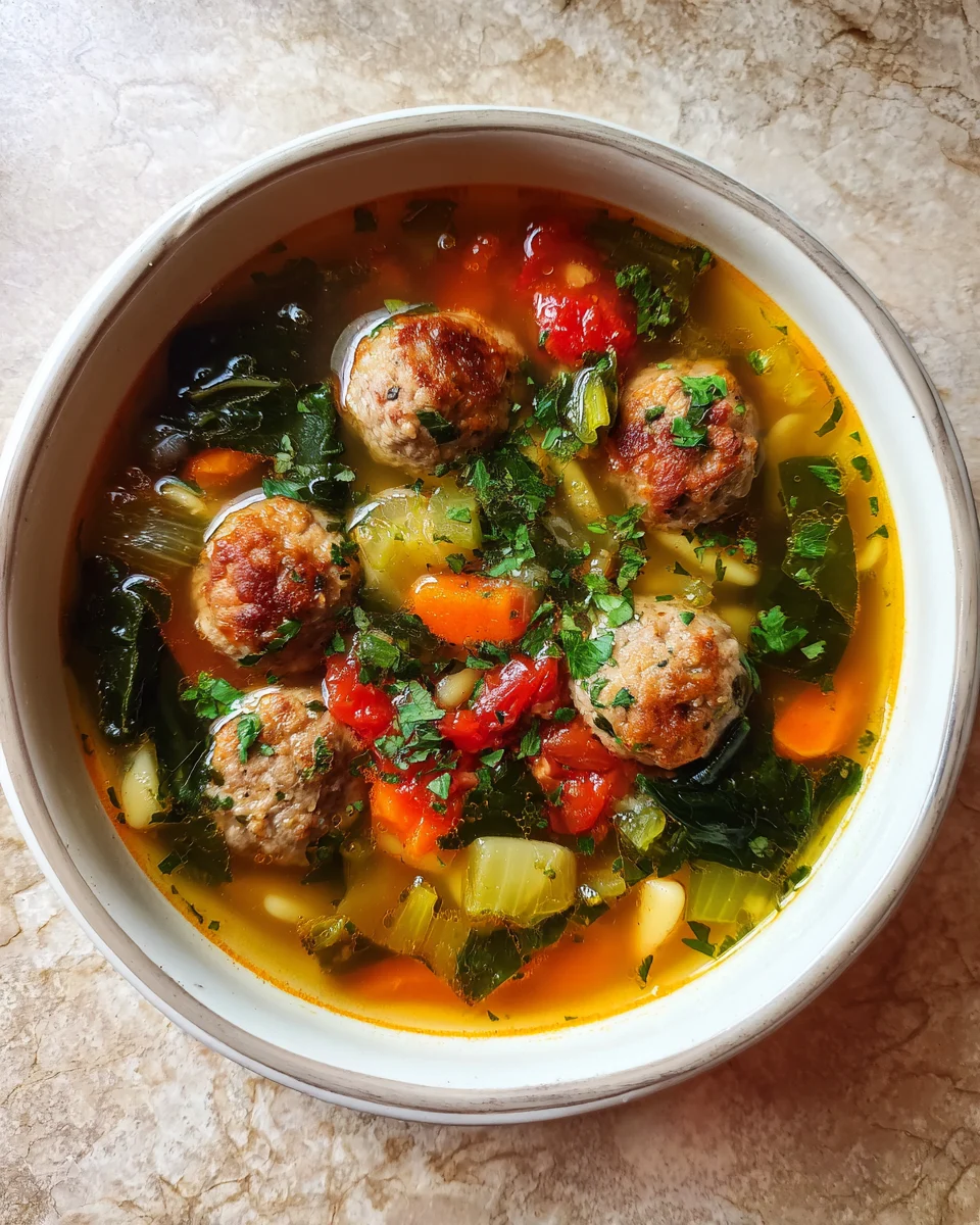 Delicious Italian Wedding Soup Just Like Nonna Makes