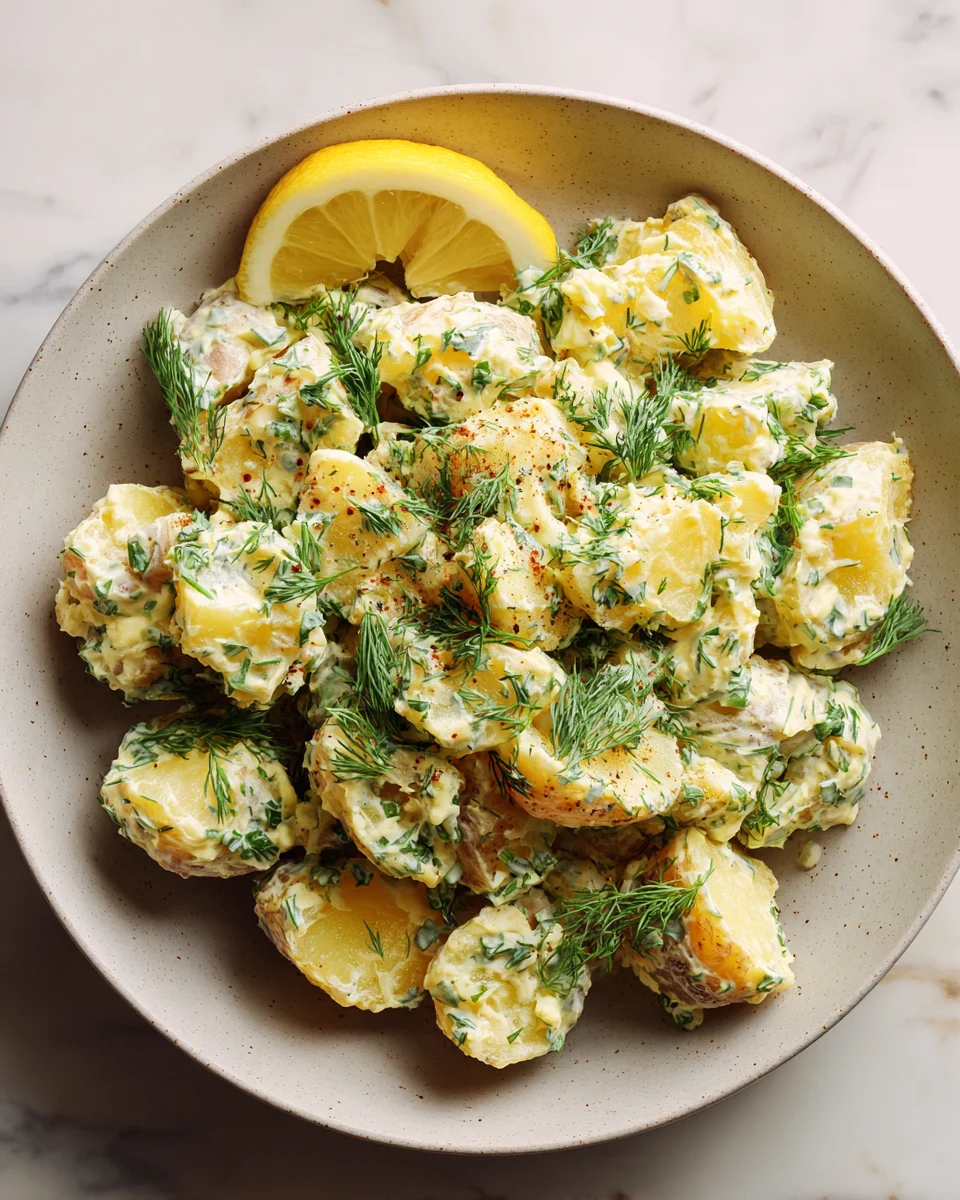 Lemon Dill Potato Salad