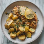 Lemon Garlic Chicken and Potatoes