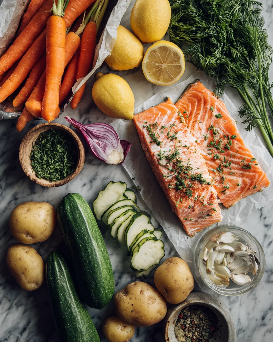Lemon Herb Salmon Sheet Pan