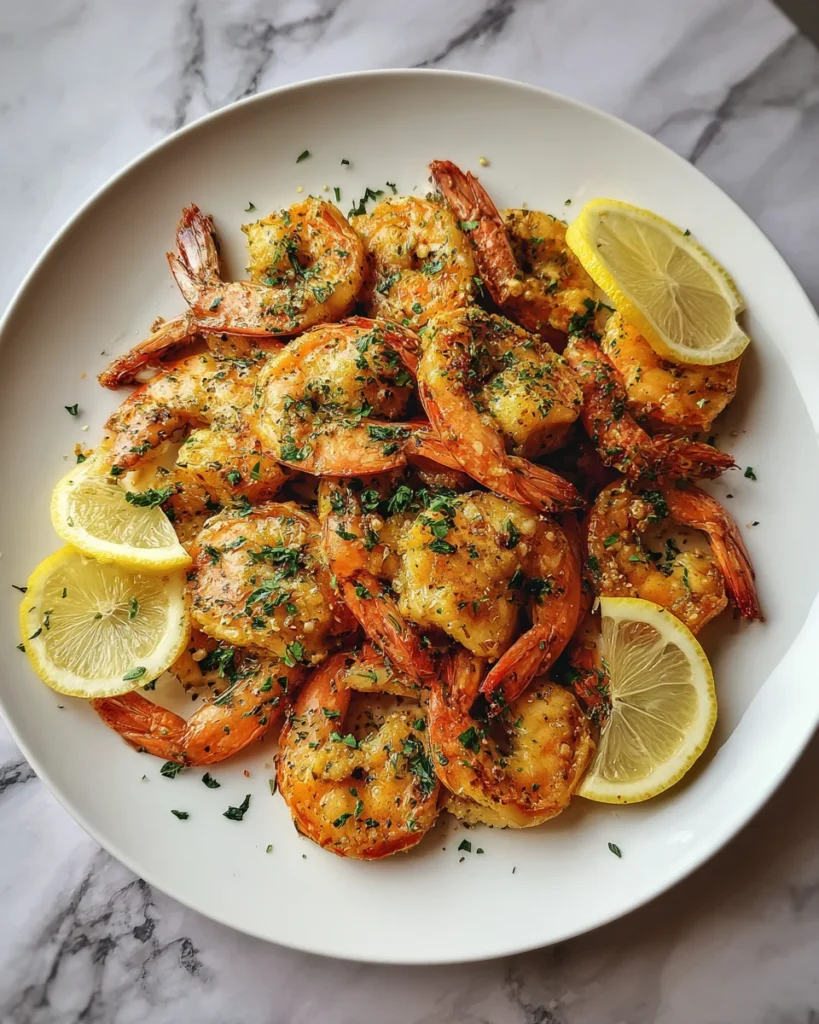 Lemon Herb Shrimp Skillet