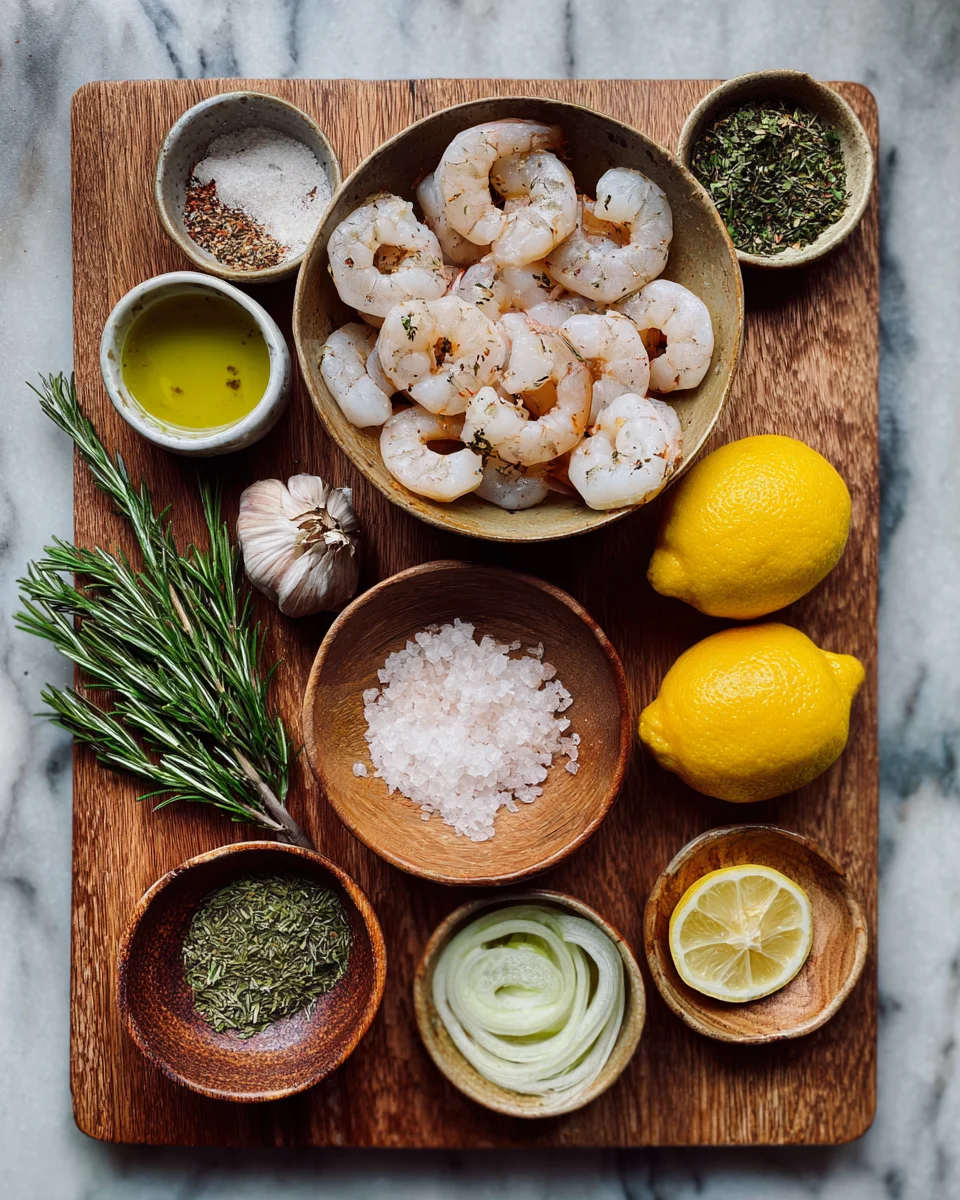 Lemon Herb Shrimp Skillet