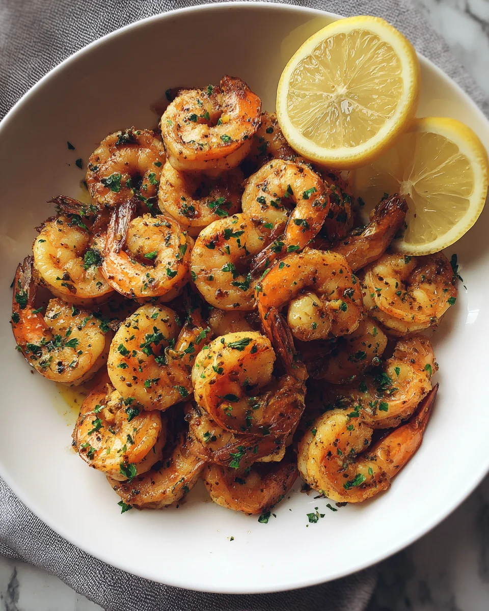 Lemon Herb Shrimp Skillet