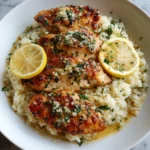 Lemon Parmesan Chicken and Rice