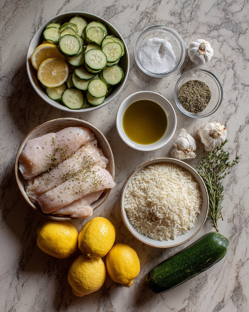Lemon Parmesan Chicken and Rice
