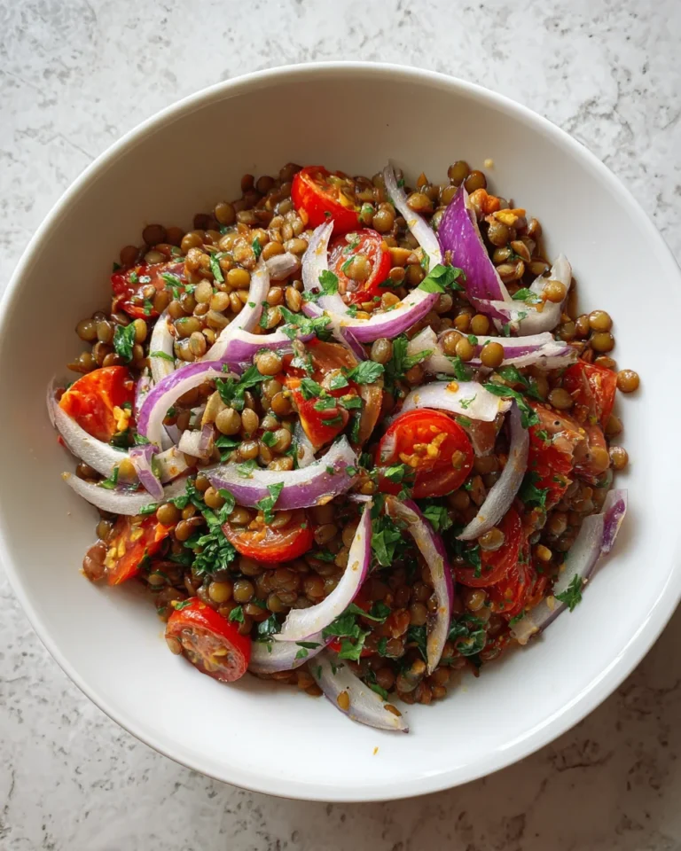 Mediterranean Lentil Salad
