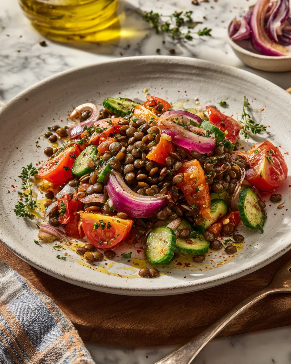 Mediterranean Lentil Salad