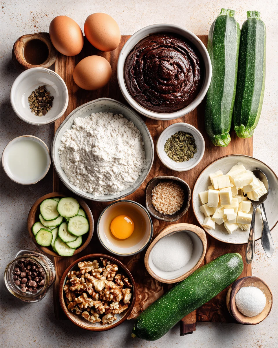 One-Bowl Zucchini Brownies