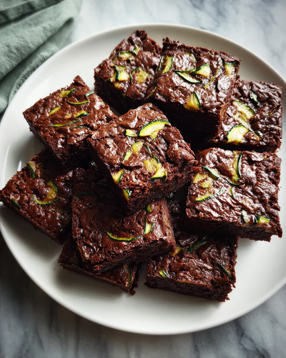 One-Bowl Zucchini Brownies