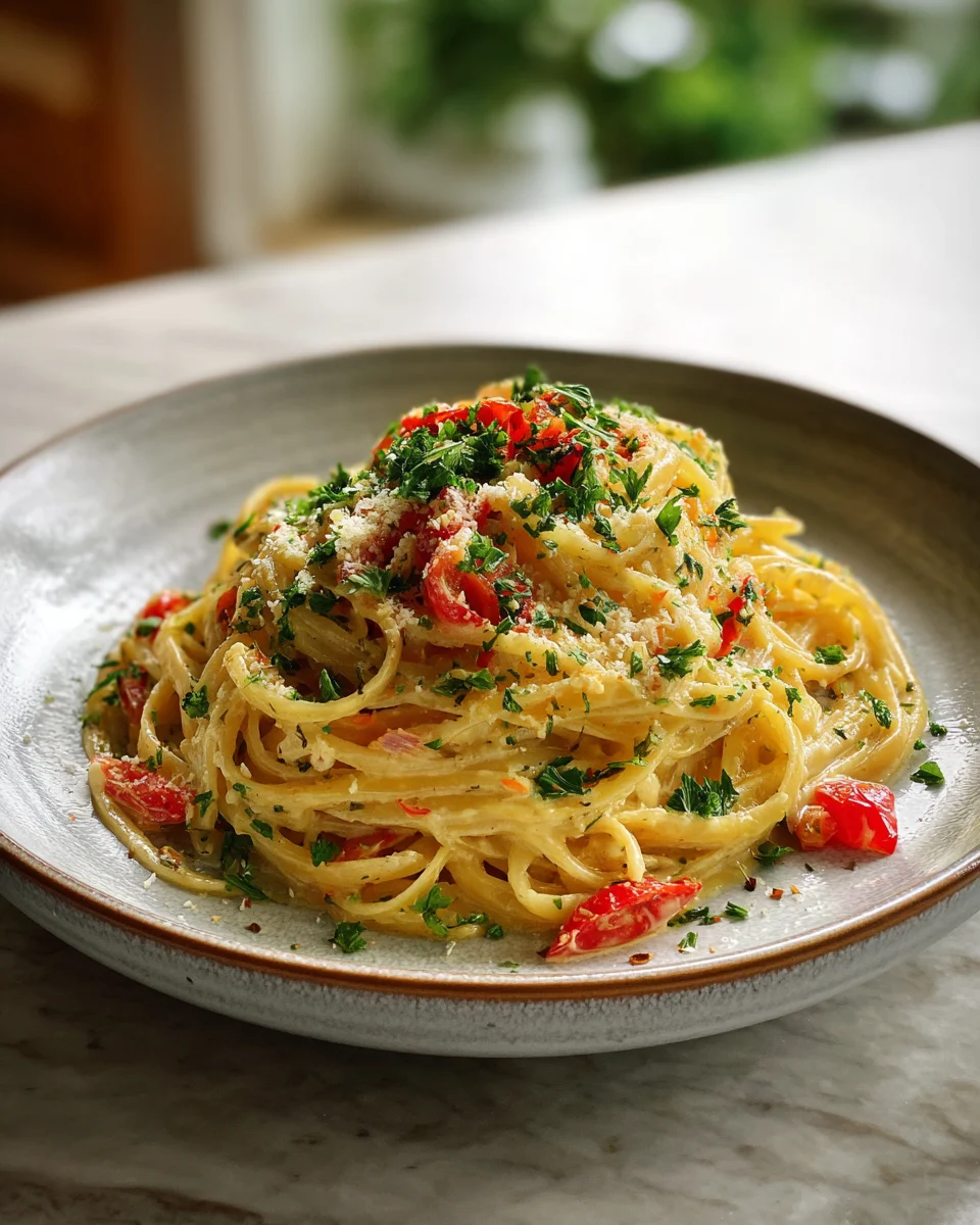 One-Pot Parmesan Pasta