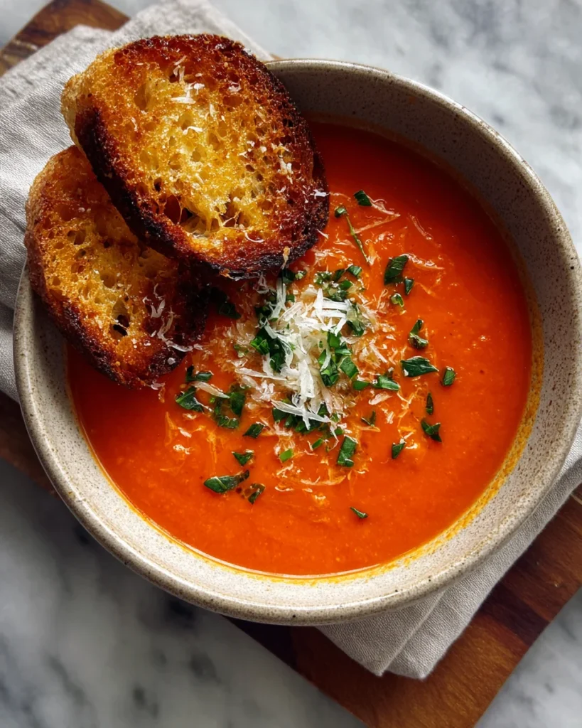 Roasted Red Pepper Tomato Soup