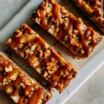 Salted Caramel Apple Bars