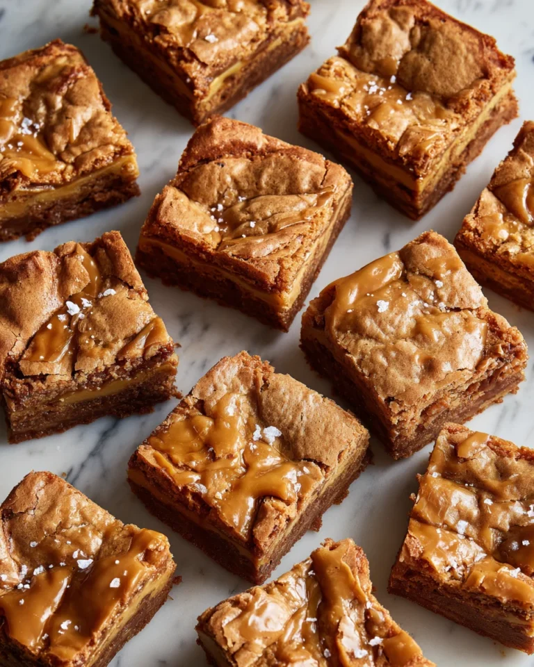 Salted Caramel Blondies