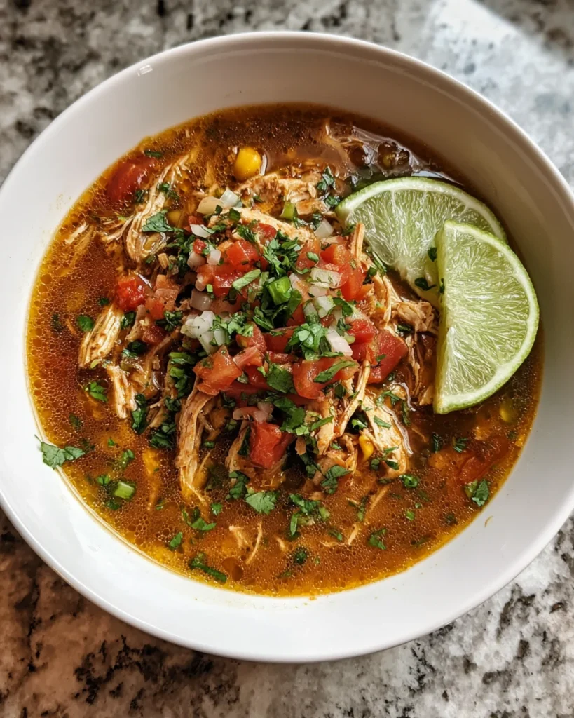 Slow Cooker Chicken Tortilla Soup