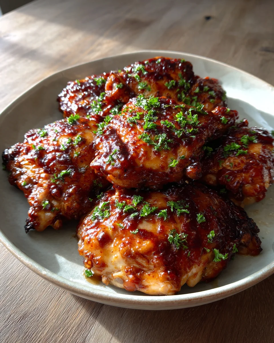 Slow Cooker Honey BBQ Chicken
