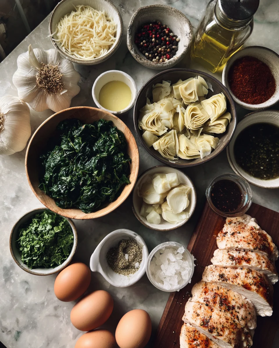 Spinach Artichoke Chicken Bake
