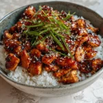 Sticky Honey Soy Chicken Bowls