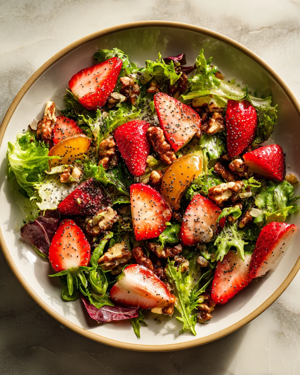 Strawberry Poppy Seed Salad