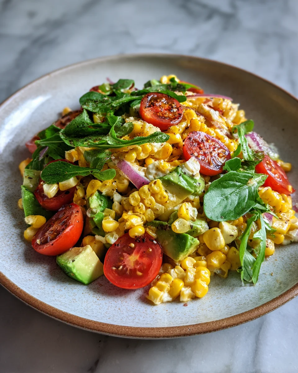 Summer Corn Avocado Salad